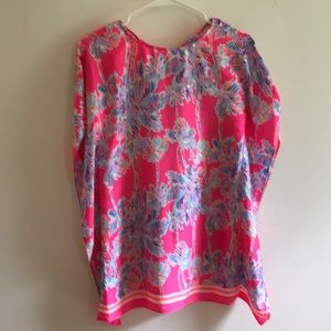 Girls L (8-10) Lilly Pulitzer Floral Tunic Dress
